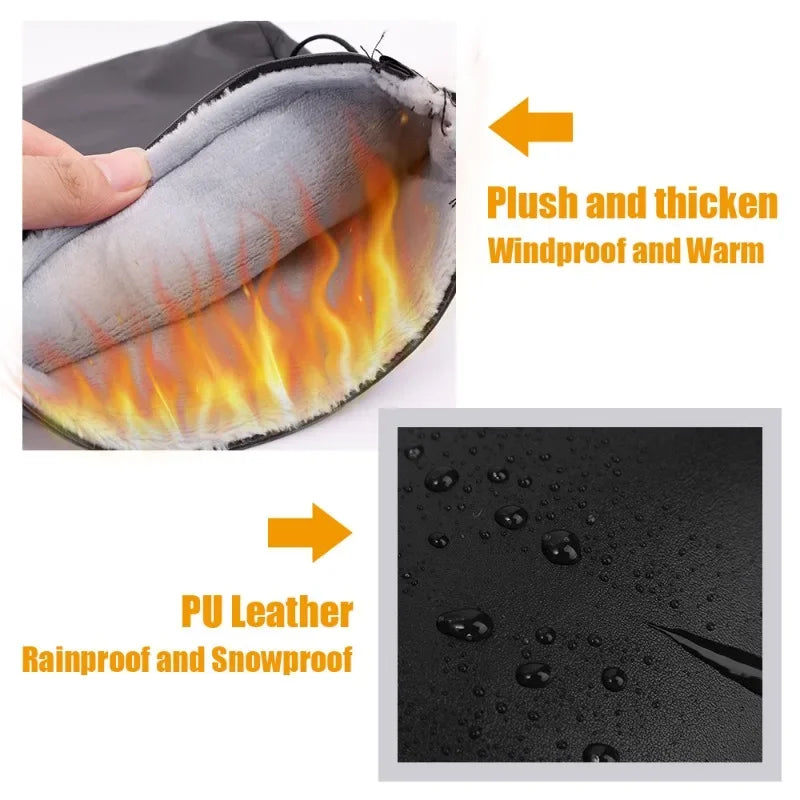 Motorcycle Thick Warm Handlebar Muff Grip
