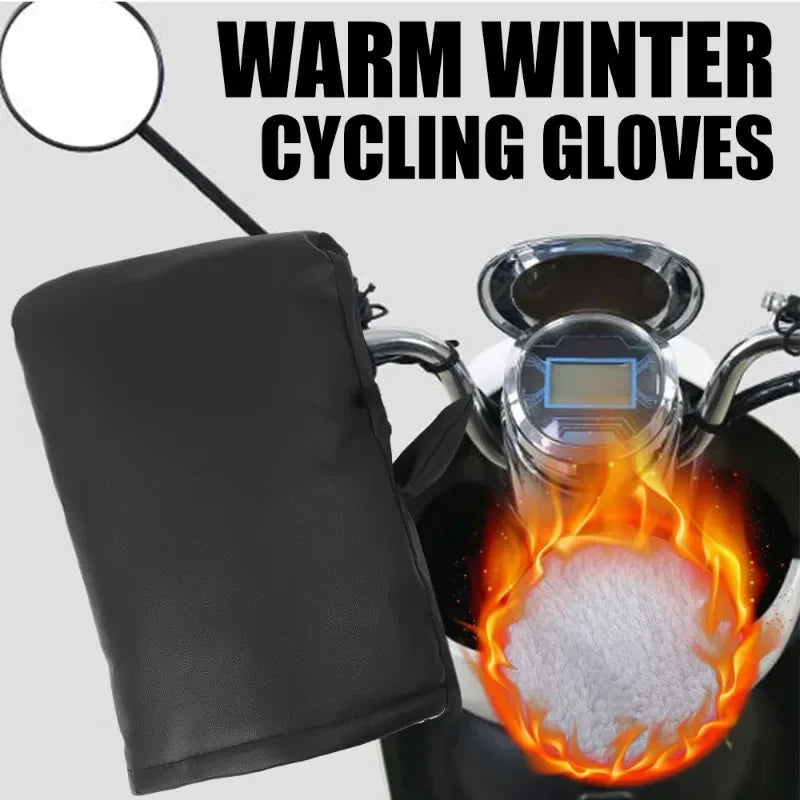 Motorcycle Thick Warm Handlebar Muff Grip